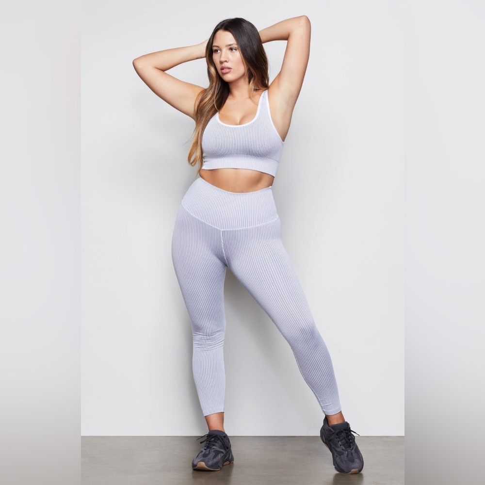 NWT GOOD AMERICAN Seamless Core Power Ribbed Leggings‎ GP0255N Sz 5/6 - 2X/3X